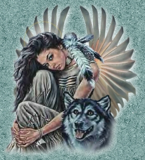 Wolf angel