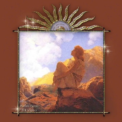 Artwork by Maxfield Parrish