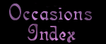 Occasions Greetings Index