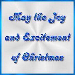 May the Joy and Excitement of Christmas...